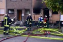 Feuer 2 Vollbrand Reihenhaus Roggendorf Berrischstr P198